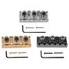 Guitar Lock Nut Electric Guitar Metal String Locking Nut with Mounting Screws and Wrench for Tremolo Bridge Lock System