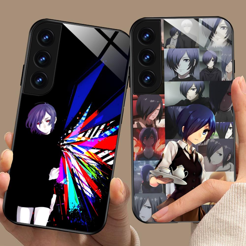 Чехол для телефона Tokyo Ghoul Тока Кирисима для Samsung Galaxy A56 55 54 53 52 51 36 35 34 23 16 15 5G Стеклянная крышка Роскошные мобильные телефоны