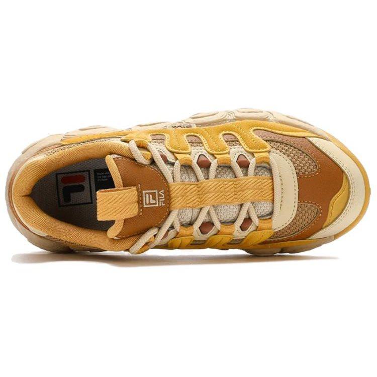 FILA Croissant Chunky Sneakers 'Yellow Brown' Women's F12W342103FSI