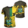 3D Ghana Nationa IndependenceDay Printed T Shirt The Republic-of Ghana Emblem Flag Graphic Tee-shirts For Men Mens Clothing Tops