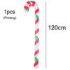 120/90CM Inflatable Christmas Candy Canes Inflatable Candy Sticks for Xmas Indoor Outdoor Decoration 2024 New Year Party Supplie