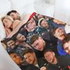 Behzinga фотоколлаж Теплый плед на Хэллоуин Пикник Туристические одеяла