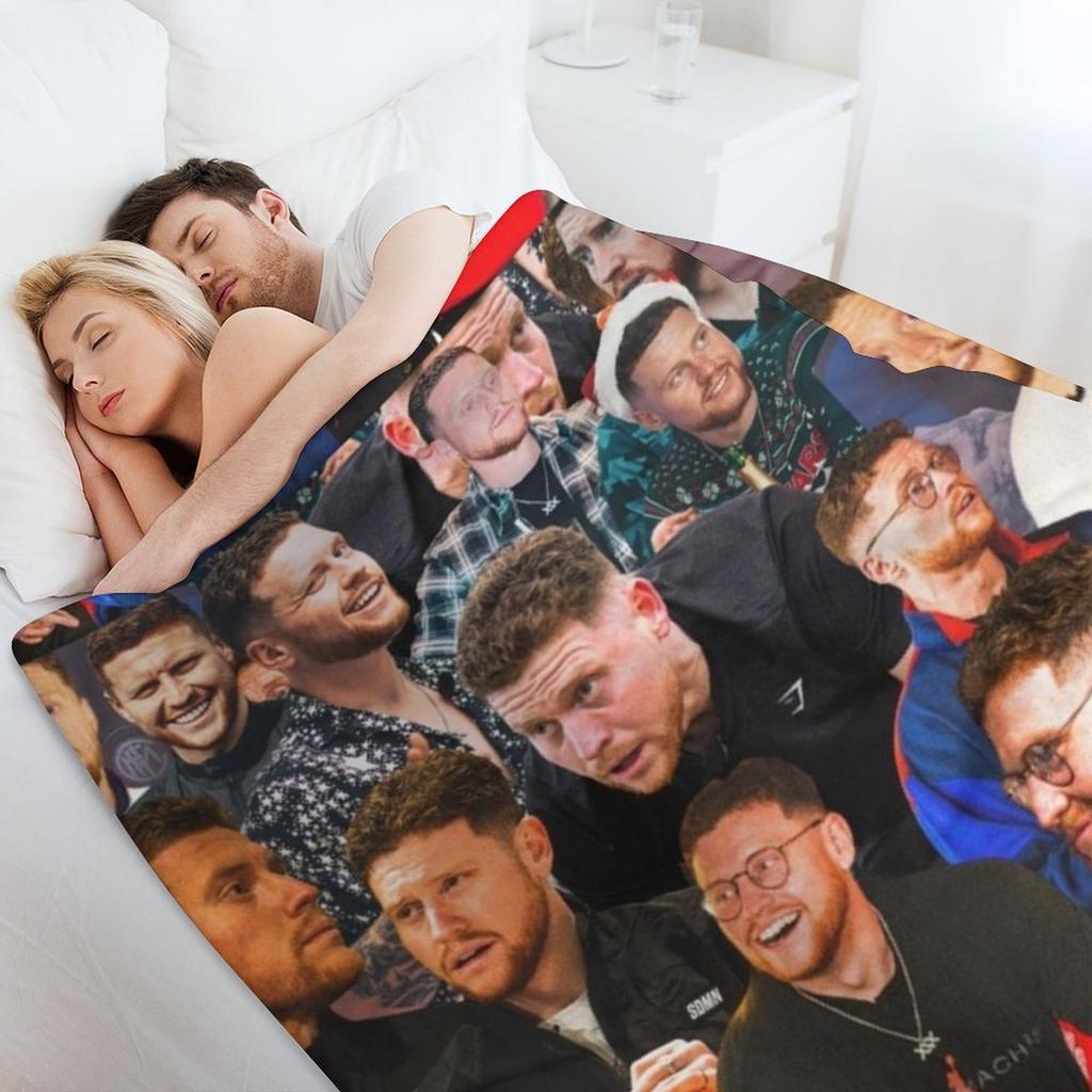 Behzinga фотоколлаж Теплый плед на Хэллоуин Пикник Туристические одеяла