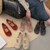 Женская обувь с бантом-юбкой туфли Мэри Джейн весенний и летний вечерний бриз балетки французские мягкая подошва однотонные туфли женские