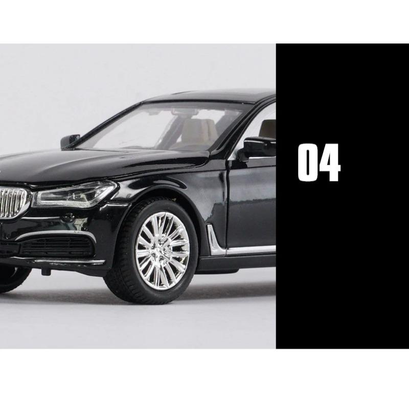 1/24 BMW 7Series 760LI Alloy Car Model Diecasts & Toy Vehicles Металлическая игрушечная модель автомобиля High Simulation Collection Подарки для детей