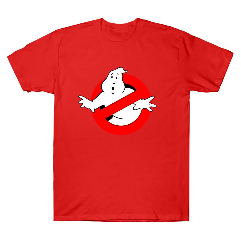 Женская Мужская Футболка Охотники за Привидениями Логотип The Real Ghostbusters Хэллоуин Идеальный Подарок Хлопковая Одежда С Круглым Вырезом Короткий Рукав