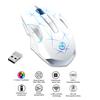 Wireless Keyboard and Mouse Set 2.4G Colourful Backlit Keyboard BT Wireless Office Gaming