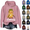 Women's Fashion Daily Versatile Casual Sweatshirts Long Sleeve Hooded Top Sweatshirts