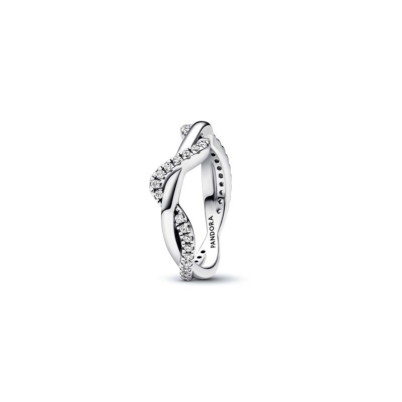 Pandora Shining Intertwined Waves - Ring Women's Silver 193098C01