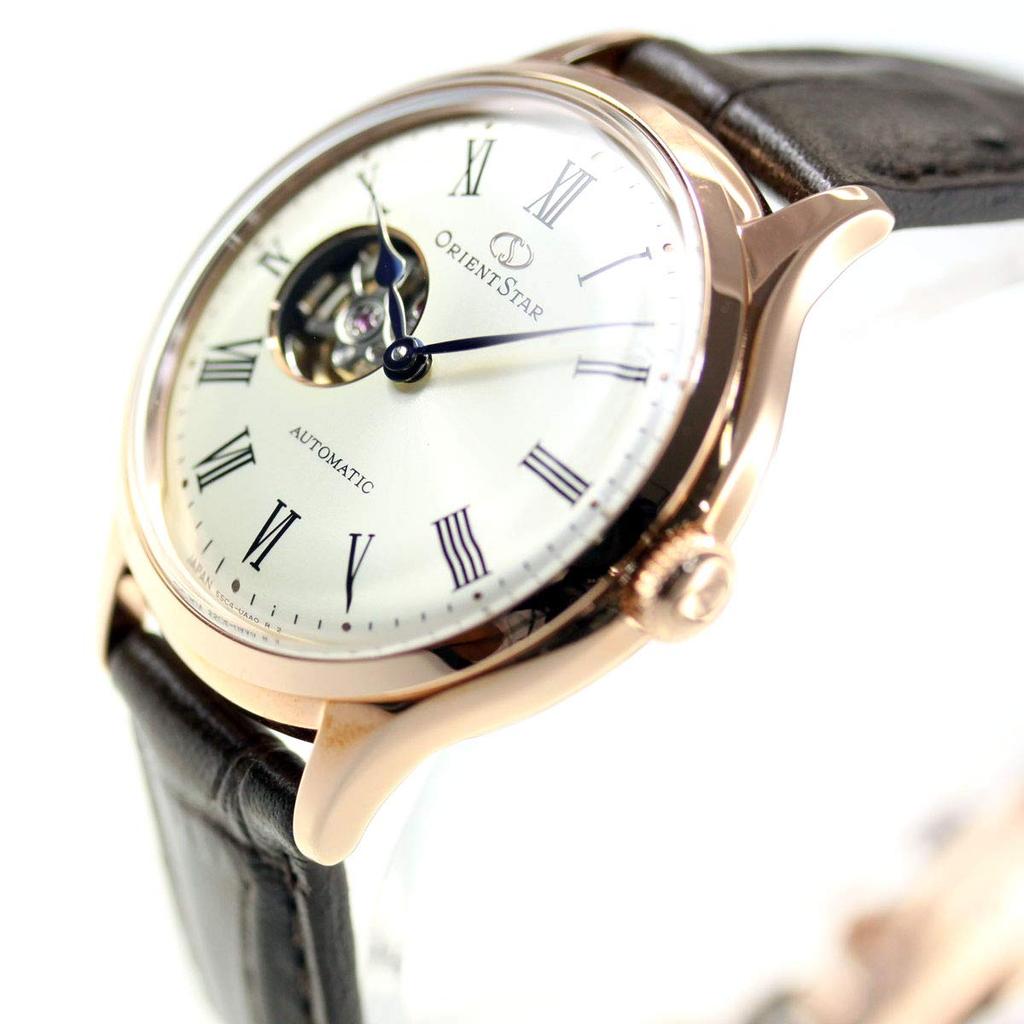 ORIENT STAR Automatic Watch Classic Mechanical Made In Japan 2 Years Domestic Warranty Open Heart White Silver [ORIENT STAR] Semi-skeleton
