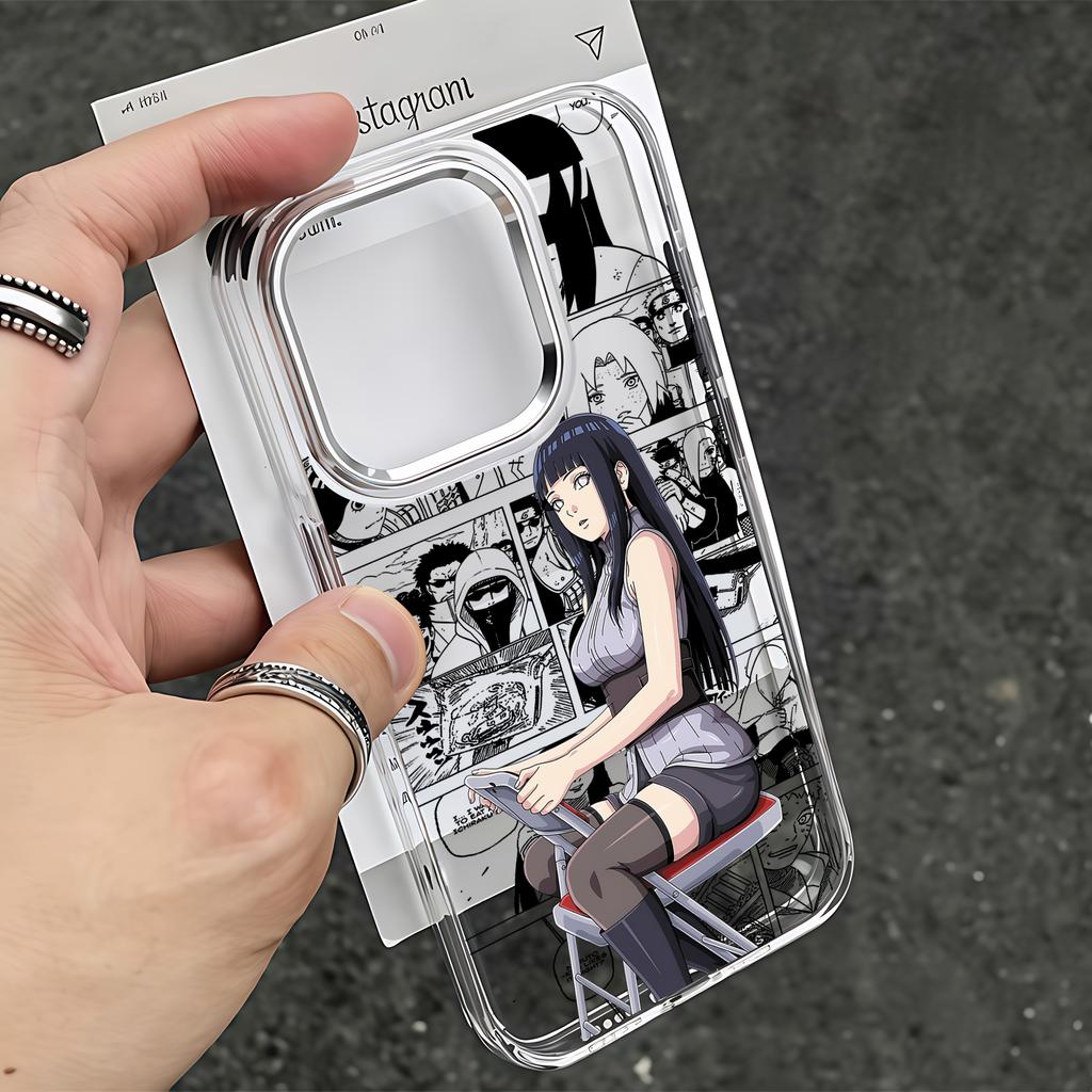 Anime Hyūgas Hinatas Phone Case for Xiaomi Redmi Note A5 A3 15 14 13 14c 13c 12 11 12s 12c 10c 10 9 Pro Plus 4G 5G Clear