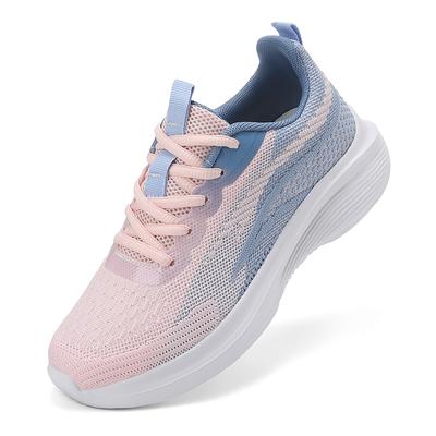 Женские кроссовки для бега Модные легкие женские сетчатые дышащие кроссовки для ходьбы Амортизирующие кроссовки