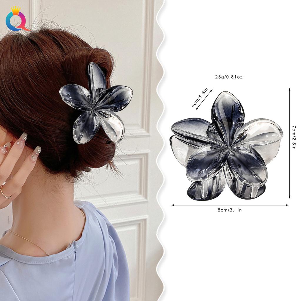 Fashion Bauhinia Egg Flower Hair Clip Back Head Bun Grab Clip Shark Hair Clip Accessories