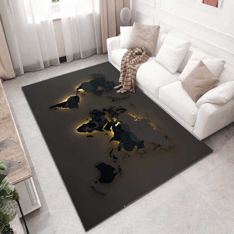 15 Размеров Ретро Карта Навигации Узор Декоративный Квадратный Ковер Дом Гостиная Напольный Мат Ковер для Спальни Арт Мат Подарок для Поклонников