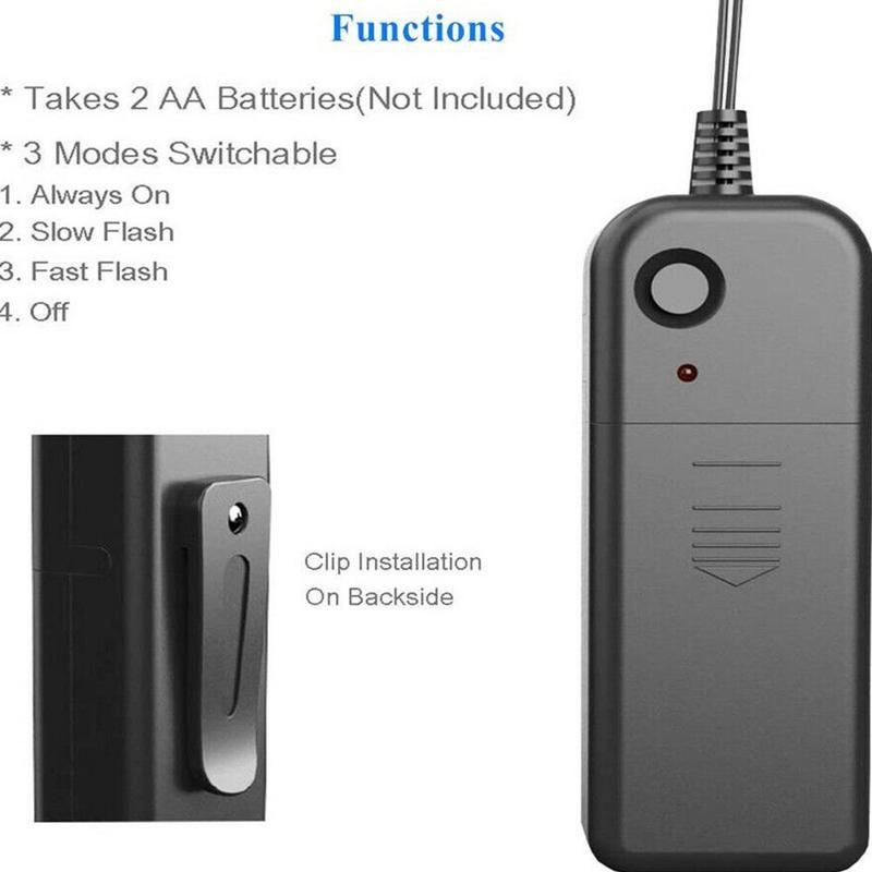 Водонепроницаемая светодиодная лента для велосипедного или мотоциклетного шлема для ночной езды