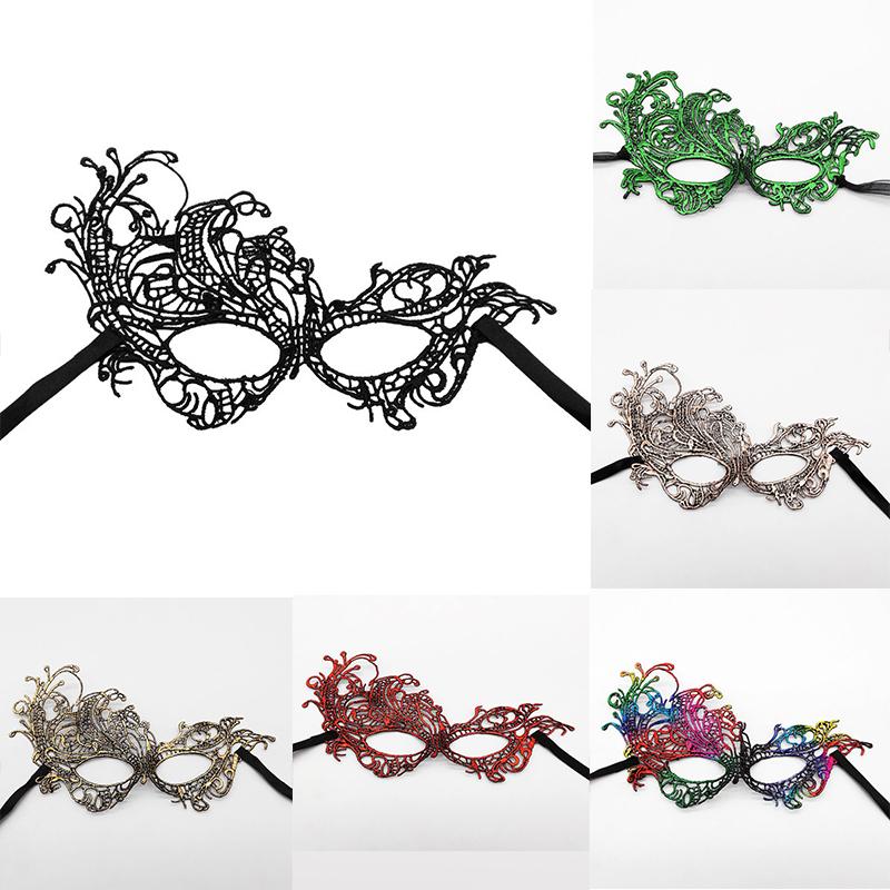 Женская кружевная маска с цветочным принтом унисекс, венецианская маска для лица, маскарадная модная маска для вечеринок, моющиеся многоразовые маски