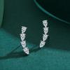 Tancise 925 Sterling Silver Zircon Earrings Drop Earrings For Women Wedding Party Gifts