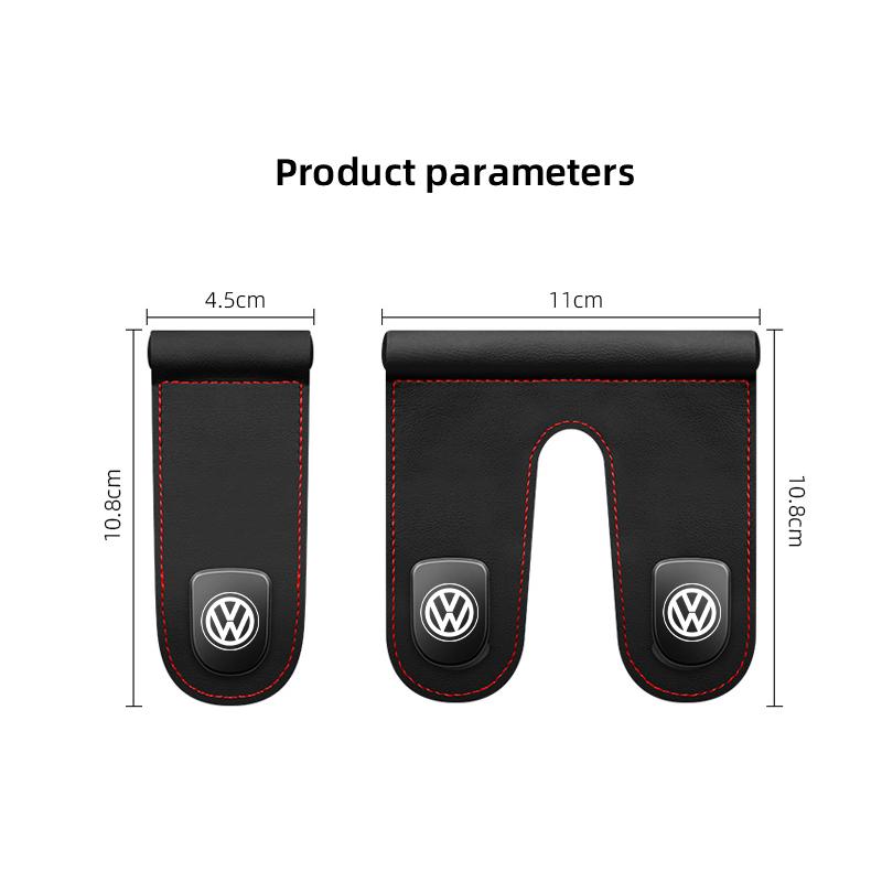 For Volkswagen Sci3Car Hidden Hook Seat Interior Storage Hanger Hooks Tools Tire Valve For VW GTI Polo T5 Passat B6 Golf Tiguan Jetta T-ROC Beetle