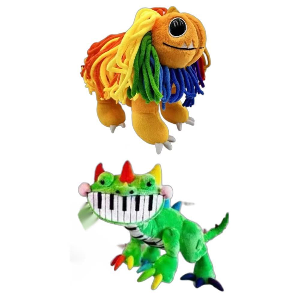 Yarnaby Plush Colorful Lion Plush Piano Dinosaur Plush Yarnaby Doll Birthday Gift Christmas Gift