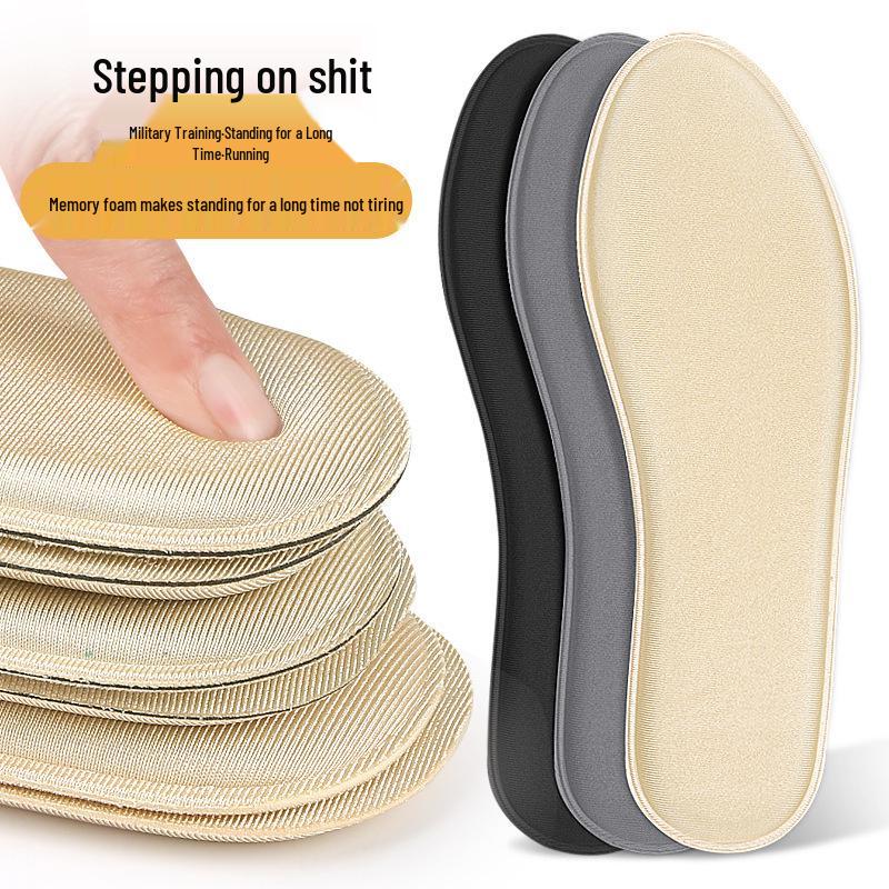 Comfortable Memory Foam Sports Insoles: Soft, Breathable, Non-Slip, Shock-Absorbing, Thickened, Slow Rebound