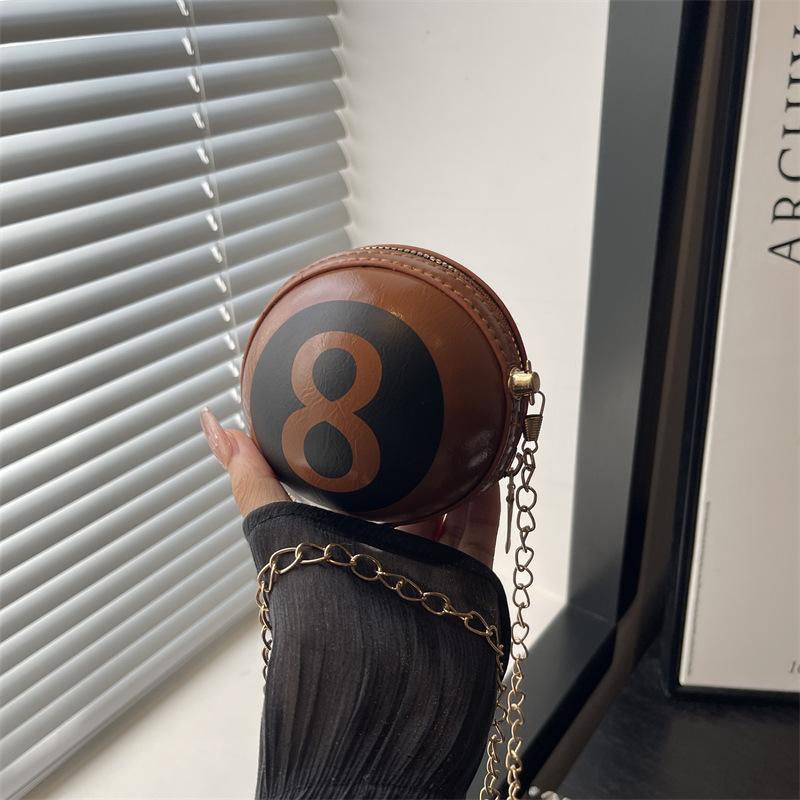 Мини персонализированная нишевая наплечная сумка-мессенджер новая забавная баскетбольная сумка сумка на цепочке маленький круг