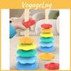 Rainbow Tower Rotating Children Early Education Educational Plastic Toys Gifts