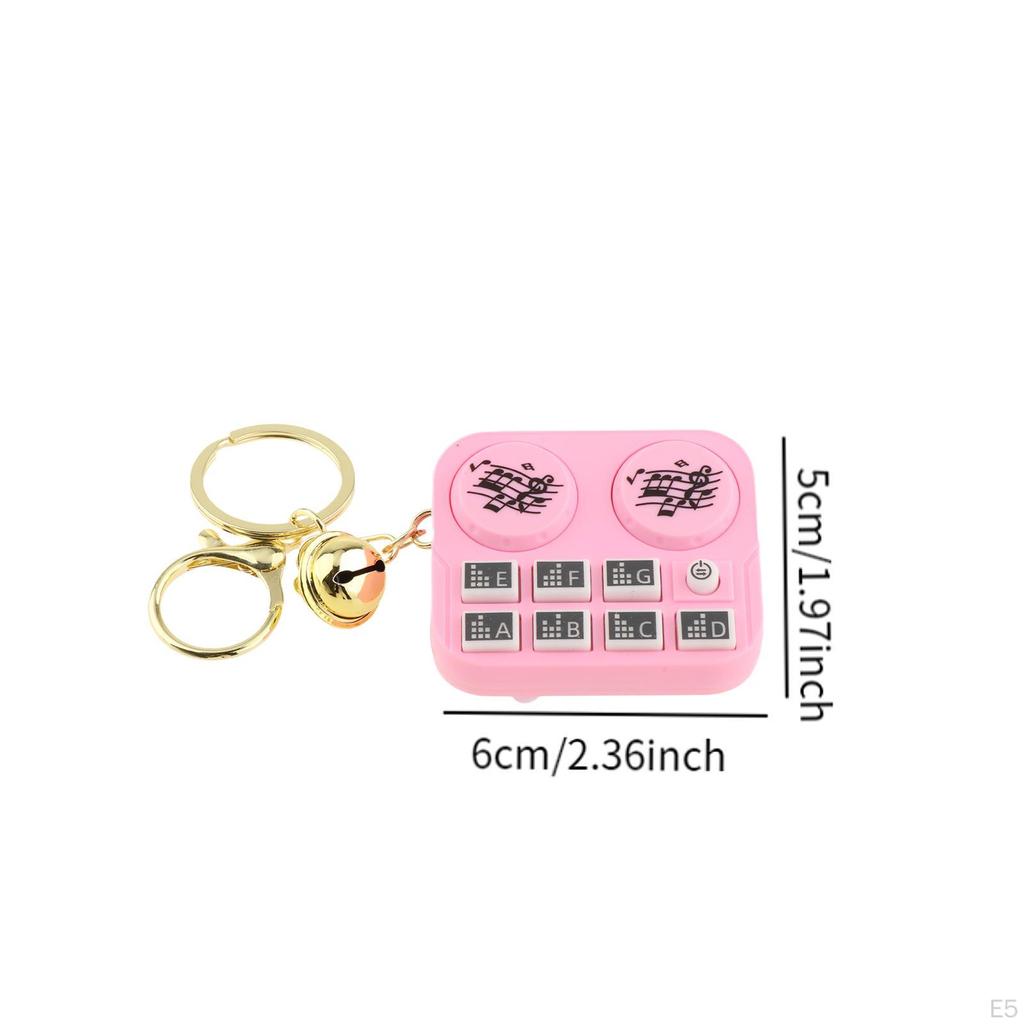 Подвеска для ключей DJ с подсветкой, декоративный музыкальный инструмент для музыки