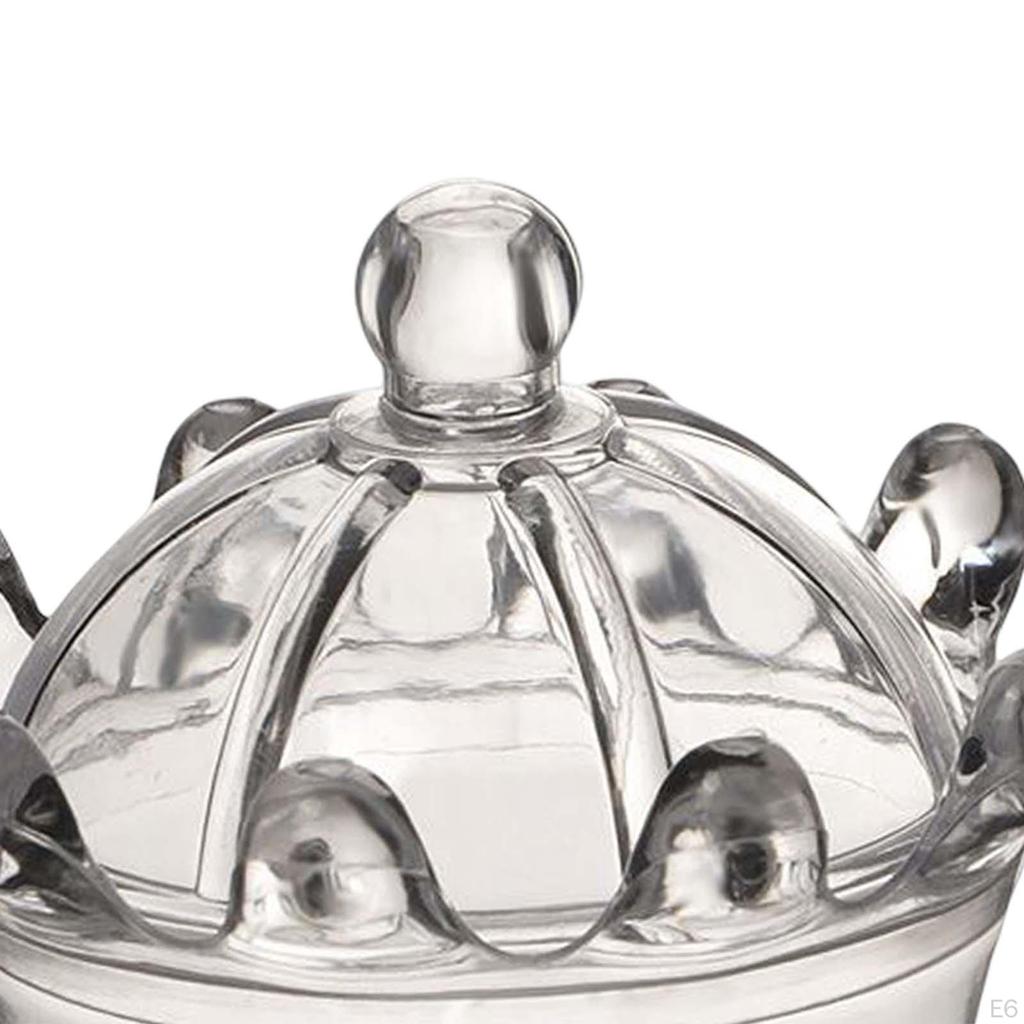 6 Pieces Mini Box Candy Jars Jewelry Storage Gift with Sealed Lids Party