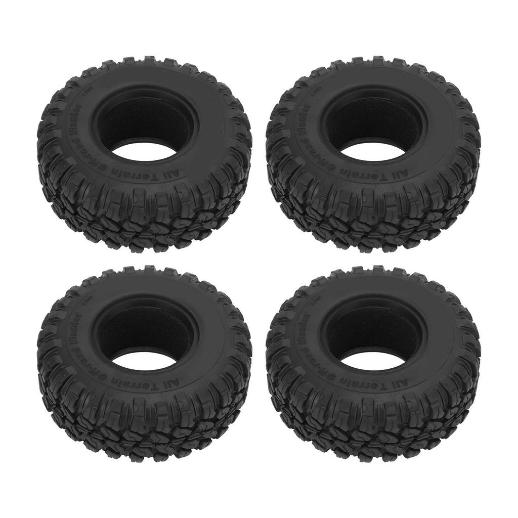 4 шт. резиновые шины для радиоуправляемых моделей 2,2 дюйма амортизирующие универсальные колеса для радиоуправляемых краулеров для автомобилей Traxxas