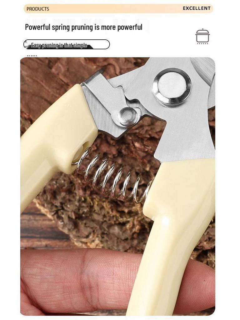 Handcrafted Floral Pruning Shears for Trees and Flowers