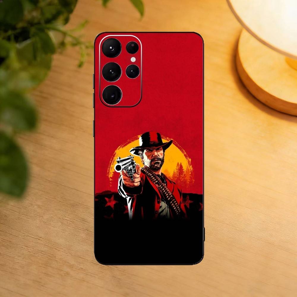 Чехол для телефона Red Dead R-Redemption Для Samsung S25,24,21,22,23,30,Ultra,20,Plus,Fe,Lite,Note Мягкий Черный Чехол