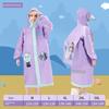 Children's Raincoat Girl Student Long Body Rainstorm Prevention Boy Middle and Big Children with Schoolbag Seat School Riding Poncho