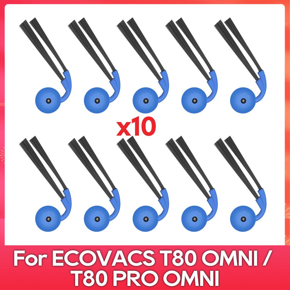 Подходит для ( ECOVACS T80 PRO OMNI / T80 OMNI ) Запчасти для пылесоса Основной ролик Ткань для швабры Боковая щетка Пылесборник HEPA-фильтр Аксессуары