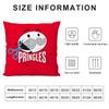 Классическая наволочка бренда P-Pringles из плюшевой ткани, мягкая, с двусторонней печатью, чехол для диванной подушки, декоративные чехлы для подушек