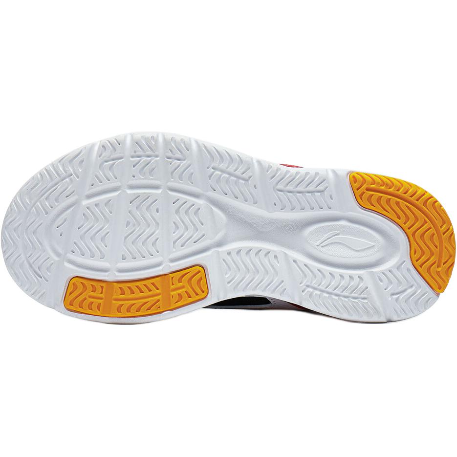 Кроссовки Li Ning Kids Mesh, удобные, универсальные, нескользящие, средней высоты, детские, цвет черный, красный YKNT122-1