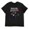 Футболка Brutal Legend мужская футболка винтажные футболки футболка оверсайз рубашки с графикой мужские футболки для тренировок