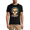 Men's Gaming T-Shirt Lazy Sloth Gamer - Funny Shirt for Gamers