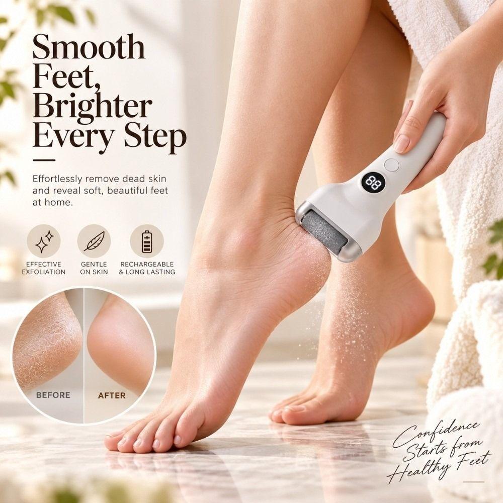 Motorized Roller Electric Foot File Hard Corn Removal Tool Daily Personal Care Routine