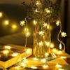 Snowflake LED Light Christmas Decor For Home Hanging Garland Christmas Ornaments Xmas Tree Decor Noel Navidad 2024 New Year 2024