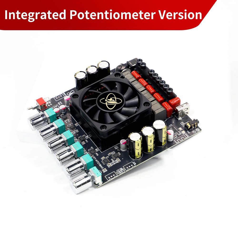 XY-HT21 2.1 Channel Digital Audio Amplifier Dual-core TPA3223 200W*2+400W Bluetooth Power Amplifier Upgraded High Tone Subwoofer