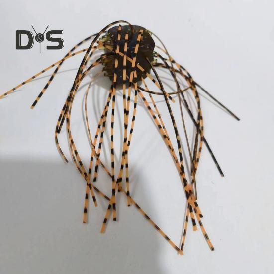 10 шт. 1,4 см/4 г мягкие приманки в форме кубиков с юбкой, медленно тонущие цветные искусственные приманки из ПВХ для ловли пресноводного соленого окуня, сома, рыболовные принадлежности