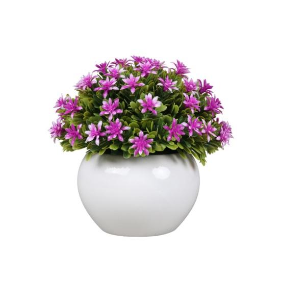 Прочный искусственный бонсай, не увядший, яркий цвет, декоративный