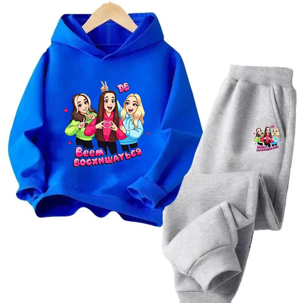 Набор худи и свитшота для детей с принтом «Отряд Охотников на Демонов» из аниме - Двухпредметный, новый стиль