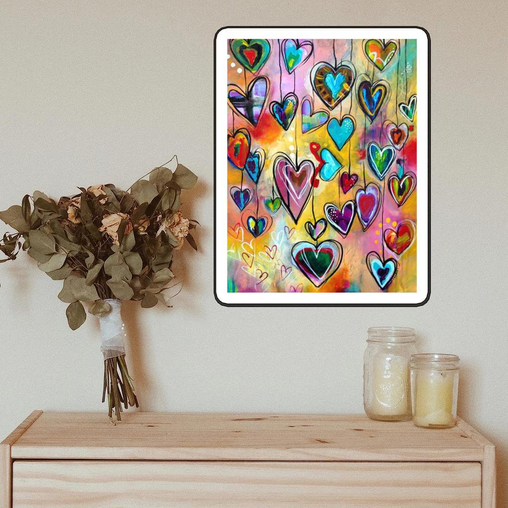 DIY алмазная живопись Любовь Колокольчики Вышивка крестом комплект мозаика искусство алмазная живопись полный круг/квадратный алмаз украшение дома