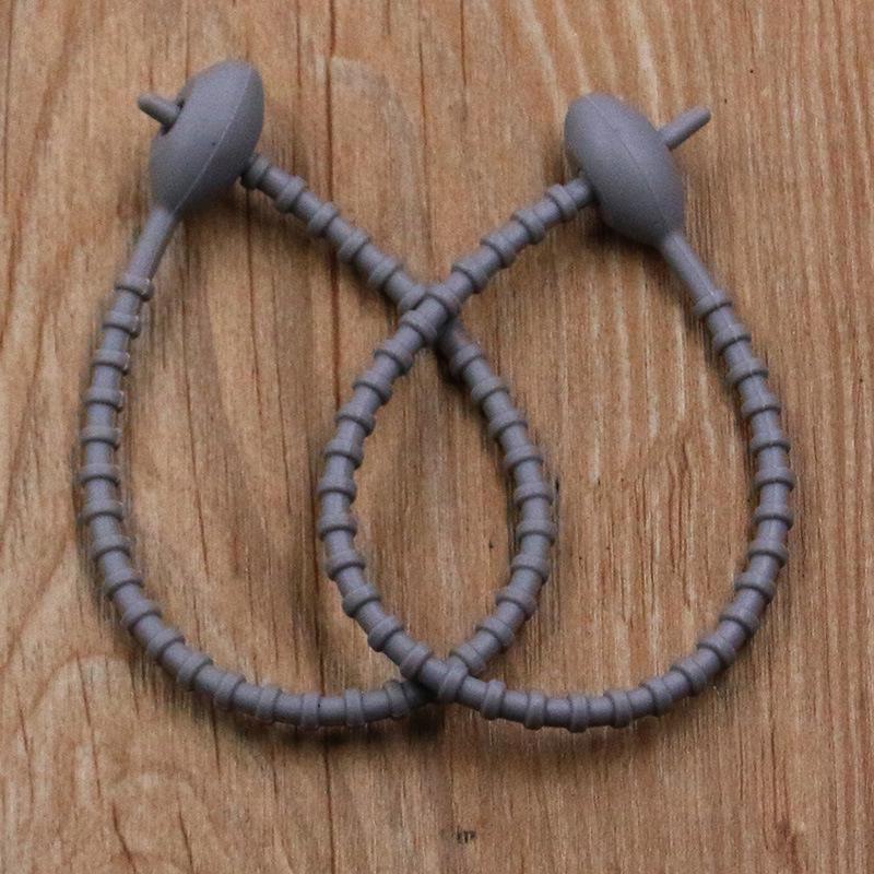 13-цветный силиконовый многоразовый шнур-закрутка и стяжка-хомут с овальной головкой