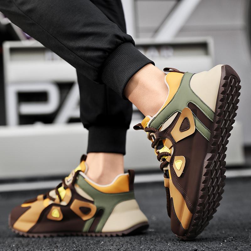 Мужская обувь, новая повседневная спортивная обувь для папы, боевая индивидуальность, мужская обувь с внутренним увеличением