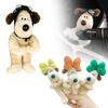 Car Decoration Dog 2023 New Cute Car Plush Doll Wiper Shift Handle Premium Personality