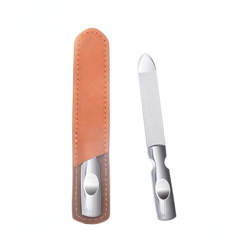 Двусторонние пилочки для ногтей из нержавеющей стали, маникюр, педикюр, уход за профессиональными инструментами для ухода за ногтями на пальцах ног