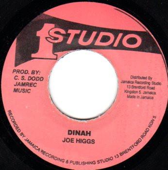 7inch Record JOE HIGGS / THE FREEDOM SINGERS - Dinah / Have Faith  NONE Studio One 2013 Jamaica Reggae, Ska & Dub Used