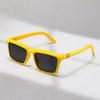 Fashion New Trend Square Fashion Mirror Men'S Fashion Street Sunglasses Driver Anti-Ultraviolet Fashion Mirror Women